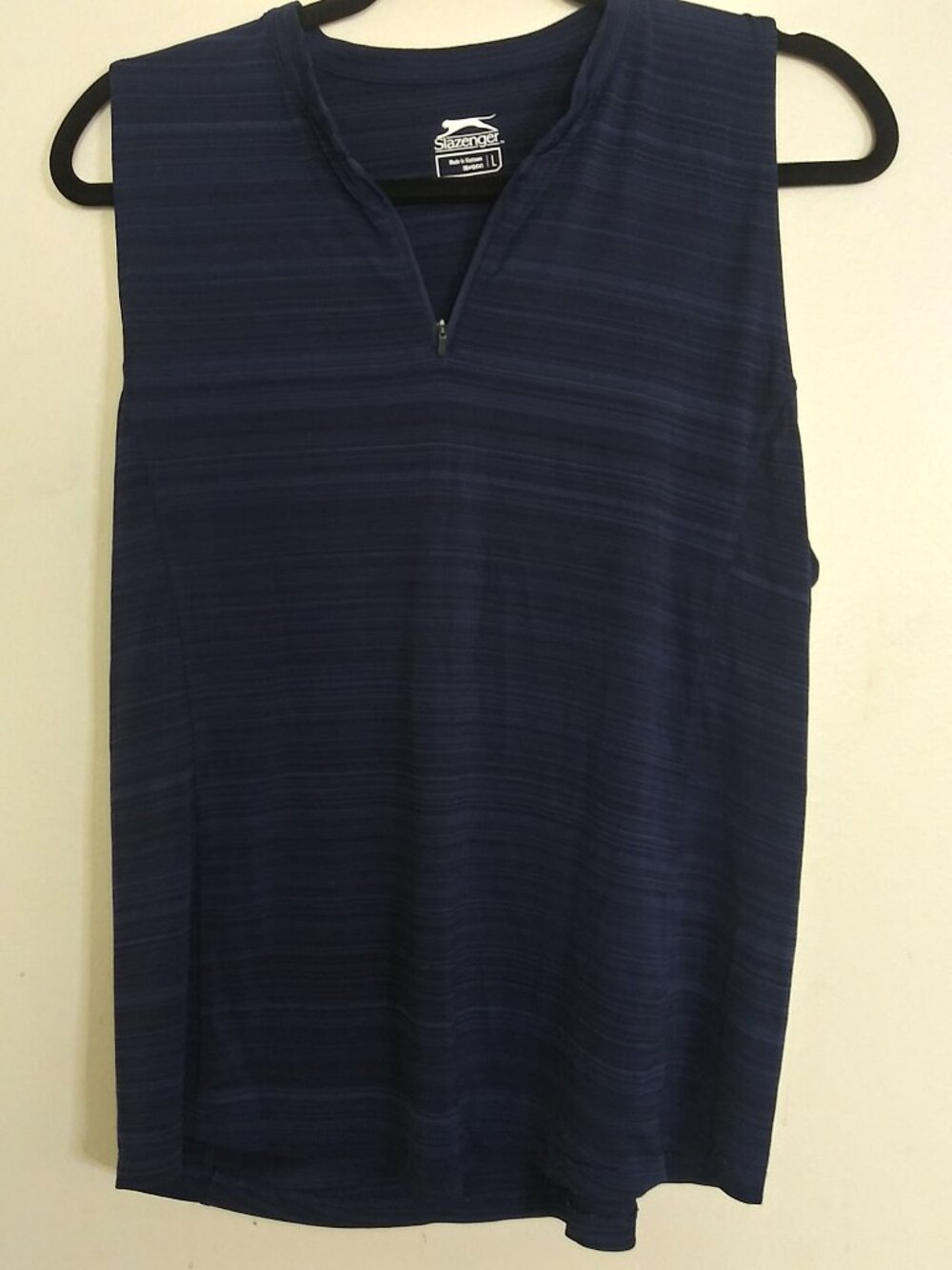 Slazenger Women's Navy Blue Sleeveless Golf Tank Top Size Large Athletic